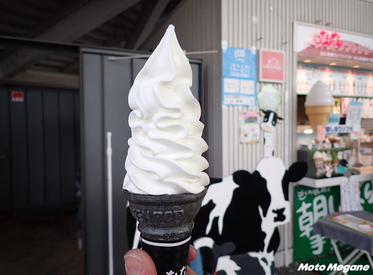 【山口県】超高級マシンで絞る超絶なめらかミルクソフト！「道の駅 ソレーネ周南」【バイクで行く!ご当地ソフトクリームの世界】